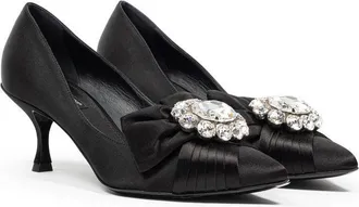 Dolce & Gabbana Womens Black Viscose Pumps