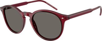 Giorgio Armani AR8211 6344R5 Mens Sunglasses Burgundy Size 52