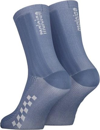 Maloja PushbikersM. Aerosocks Velosocken - Unisex | blau/grau