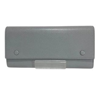 Celine Pre-owned Wallets, female, Gray, Size: ONE SIZE Pre-owned Large Flap Multifunction Leather Wallet