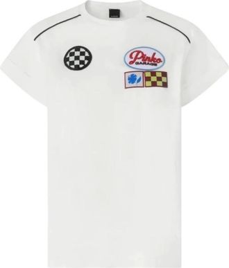 Pinko Mujer, Camisetas, Blanco, Talla: L