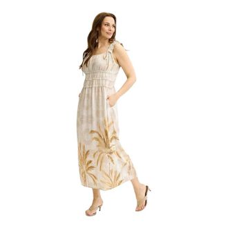 In Front Maxi Jurken - Dames - Casual kleedjes - Veelkleurig - M - Kleedjes