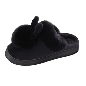 Generic Slippers Women Memory Foam Indoor Pluffi Comfy Slippers Women with Rabbit Furry Ears Warm Slipper Home Non Slip Slip on Slipper Fuzzy Comfy Cozy Fleec