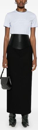 Givenchy Womens Powder Blue Cotton T-shirt - Light Blue - Size X-Small