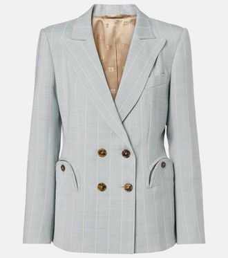 Blaz&eacute; Milano Blaz&eacute; Milano After You Charmer pinstripe double-breasted blazer