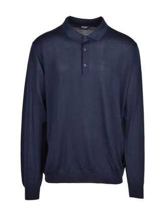 K-Way K-way Knit Polo Shirt - Blue