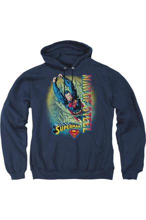 Gildan Superman Breakthrough Adult Pull Over Hoodie / Hooded Sweatshirt