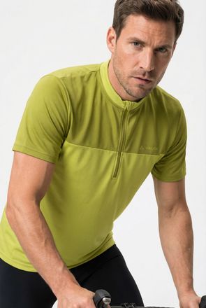 Vaude Radtrikot VAUDE SE ME FELLING HZIP T-SHIRT, Herren, Gr. XXL, schwarz leaf, Obermaterial: 100% Polyester, Trikots Radtrikot, sportlicher Stil