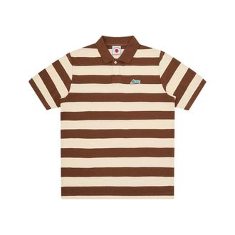 Icecream Polo a Rayas con Perro Corredor - Tops - Hombre - Marr&oacute;n - XS