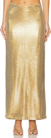 Show me your Mumu Saturday Skirt In Gold