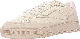 Reebok WoMens Light Beige Club C LTD Trainers - Size UK 7.5