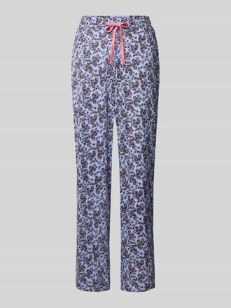 Christian Berg Pyjama-Hose mit elastischem Bund in Lavender, Gr&ouml;&szlig;e XL