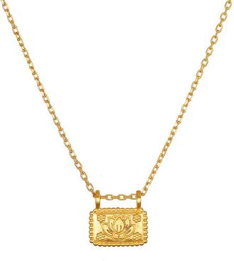 Satya Jewelry Dawn of Renewal Lotus Necklace