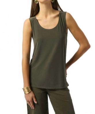 Joseph Ribkoff Sleeveless Scoop Neck Camisole In Avocado