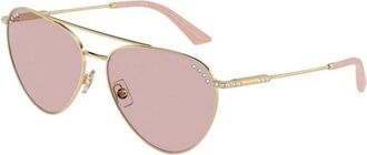 Jimmy Choo London Jc4002B Zonnebril - unisex - Accessoires - Geel - Maat: 60 MM Polyamide