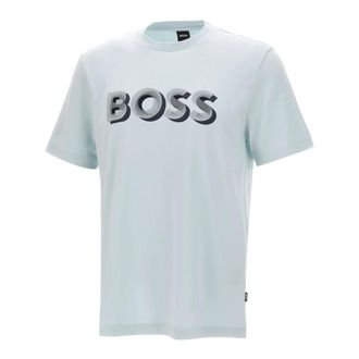 HUGO BOSS T-Shirts, male, Blue, L, H-Thompson T-shirt