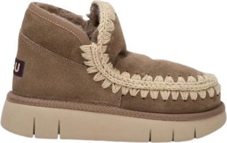 Mou Eskimo Bounce Boots - Dames - Winterlaarzen - Beige - 39 EU - Wol - Schoenen