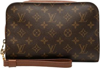 Louis Vuitton 2003 Monogram Orsay clutch bag - Brown