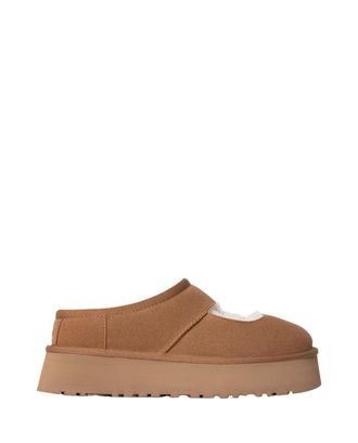 UGG Mary Jane Platform Slippers With Sheepskin Lining And Uggplush Insole