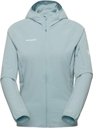 Mammut Madris Light Midlayer Hooded Jacket Fleecejacke f&uuml;r Damen | grau/t&uuml;rkis