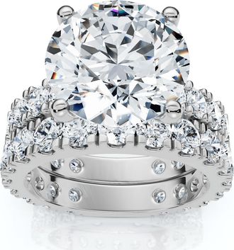 Pompeii3 84Ct Womens Diamond 3/4 Eternity Wedding Ring 14k Gold Lab Grown