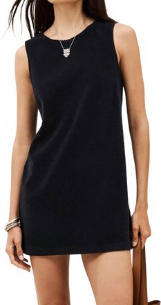 BA&SH Fawn Mini Dress In Navy