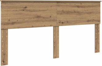 vidaXL Cabecero Roble Artesanal 180 Cm Madera Contrachapada Vidaxl