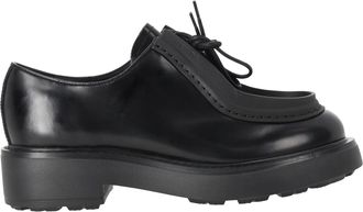 Prada Pre-owned Mens Diapason Brushed Loafers in Black Leather - Size EU 38