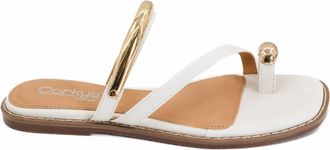 Corkys Footwear Womens Hit The Strip Sandal In White
