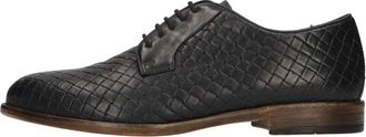 Antica Cuoieria Panama Veterschoen - Heren - Nette schoenen - Zwart - 42 EU - Leer - Schoenen