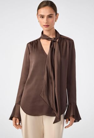 Trina Turk Alora Lavalliere Blouse