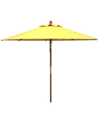 Safavieh Bethany 9Ft Wooden Umbrella