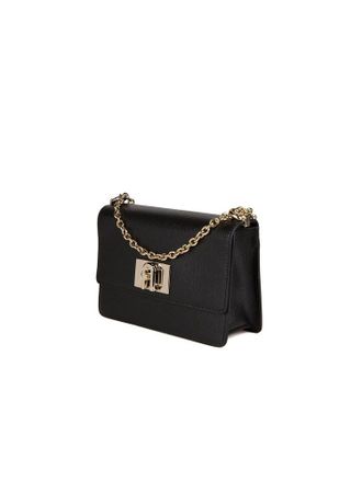 Furla Leather Crossbody Bag - Black
