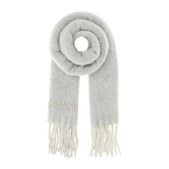 Isabel Marant Firny Sjaal - Dames - Wintersjaals - Grijs - ONE Size - Accessoires