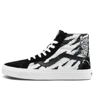Vans Unisex SK8-Hi Reissue High-Top Sneakers Black/White VN0A2XSBWHT