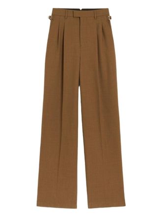 Ami Brown High-waisted trousers