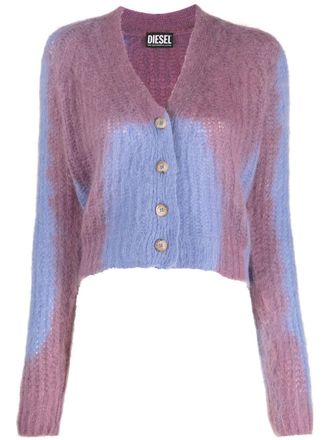 Diesel Tweekleurig vest - Paars