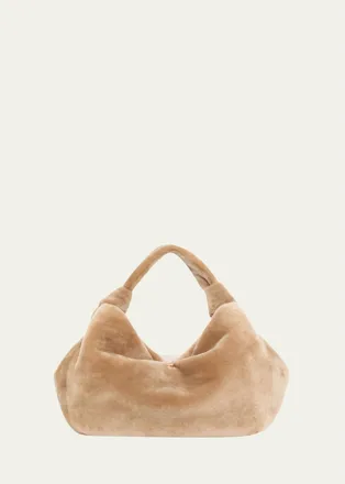 Gabriela Hearst Antonia Small Shearling Shoulder Bag
