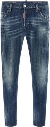Dsquared2 Blue Slim Low Rise Jeans