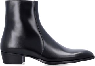 Saint Laurent Heren, Schoenen, Zwart, Maat: 43 EU Leer
