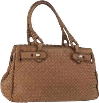 Bottega Veneta Pre-owned Handbags, female, Brown, Size: ONE SIZE Pre-owned Vintage Hand Bag