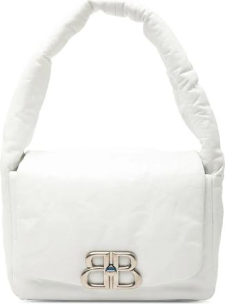Balenciaga 2011 Small Calfskin Monaco Sling shoulder bag - women - Calf Leather - One Size - White