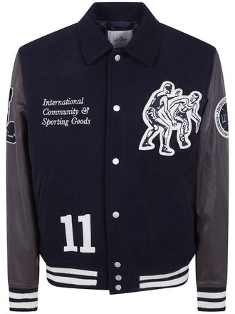 Les Deux Basket Varsity Wool Jacket