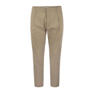 Dondup Slim-fit Trousers, male, Beige, Size: W40 Slim-fit Trousers