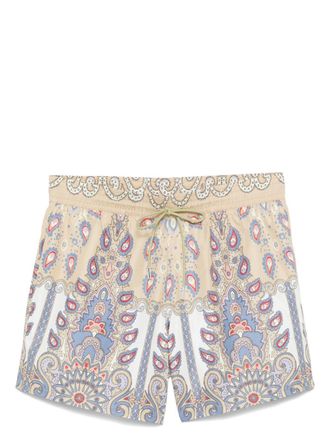 Etro paisley-print swim shorts - men - Spandex/Elastane/Polyamide/Polyester - S - Green