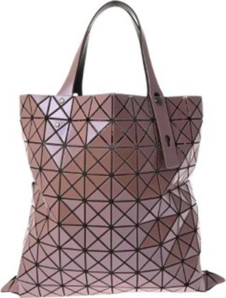 Issey Miyake Metallic pink Leather Tote Bag (Pre-Owned)