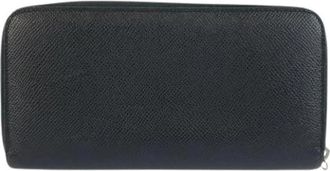 Bulgari Pre-owned Long Wallet (Bi-Fold) - Heren - Vintage Accessoires - Zwart - ONE Size - Leer - Vintage