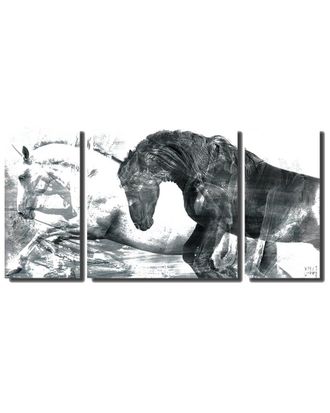 Ready2HangArt Ready2hangart Equestrian Saddle Ink Psi Canvas Wall Art By Tristan Scott