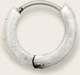 AllSaints Sterling Silver Milo Sterling Silver Hoop Earring, Size: One Size