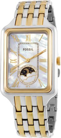 Fossil Raquel Quartz White Mother of Pearl Dial Ladies Watch ES5399
